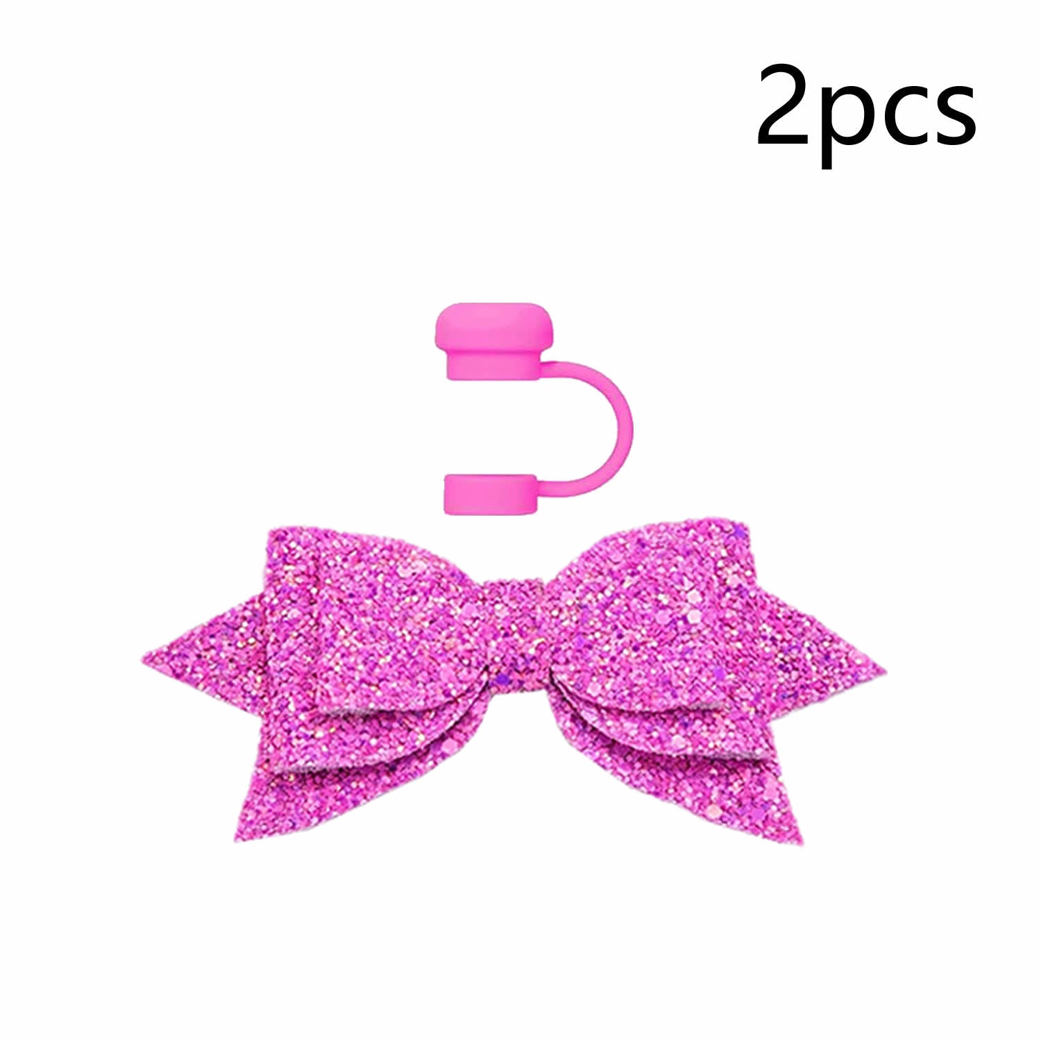 Wholesale 5pcs Ice Cup Bow Straw Hat